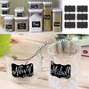 Well Made Blackboard Sticker Craft Kitchen Candy Jar Organizer Labels 48Pcs/Set