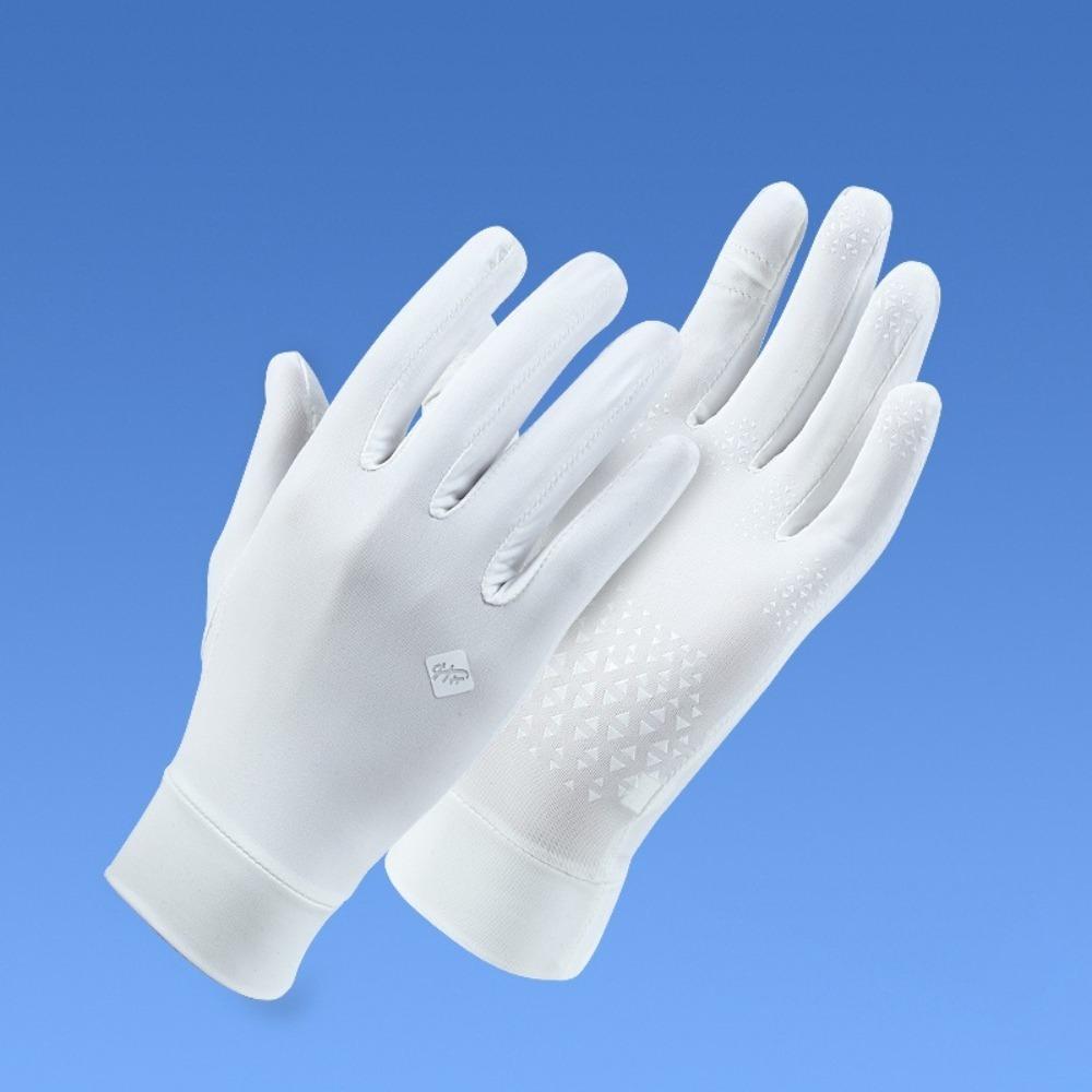 Anti-UV Sunscreen Gloves Touch Screen Riding Driving Gloves New Flip Finger Gloves  Summer