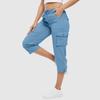 Womens Capris With Pockets Loose Fit Casual  Pants Dressy Lightweight Ladies Baggy Cargo Pants For Hiking
