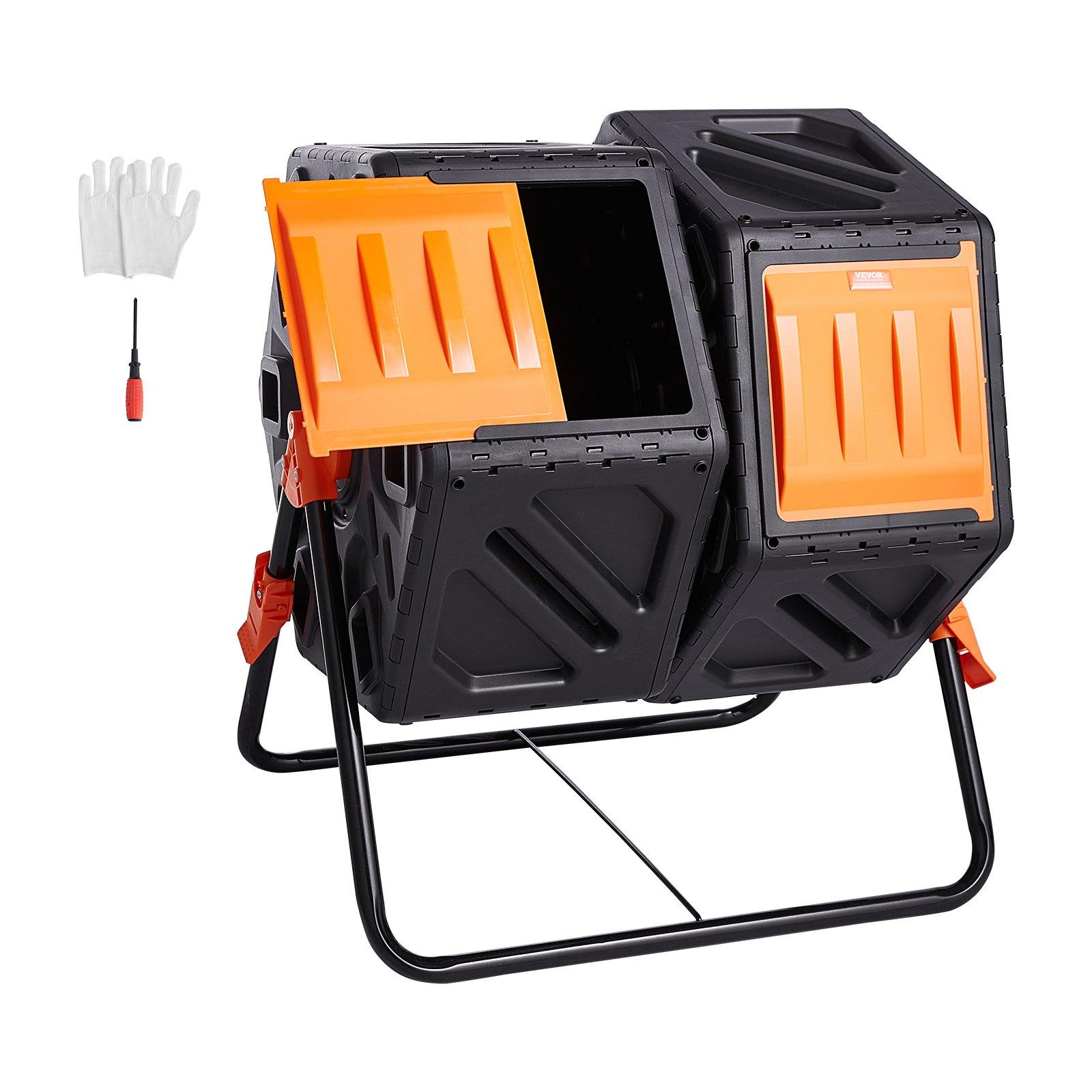 VEVOR Compost Bin, 140.1L Dual