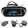 High Quality Universal Auto Car LCD Tachometer Digital Engine Tach Gauge Car Motorcycle rpm meter 12/24v Ship From Russia