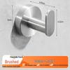 Gunmetal Grey Punch-Free 304 Stainless Steel Wall-Mounted Coat and Hat Hook