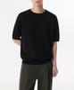 Cool Touch Crew Neck Short Sleeve Knit [Black]
