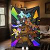 Five Nights Freddy's Characters Soft Comfortable All Seasons Blanket Sofa Office Naps Blanket Outdoor Travel Throw Perfect Gift