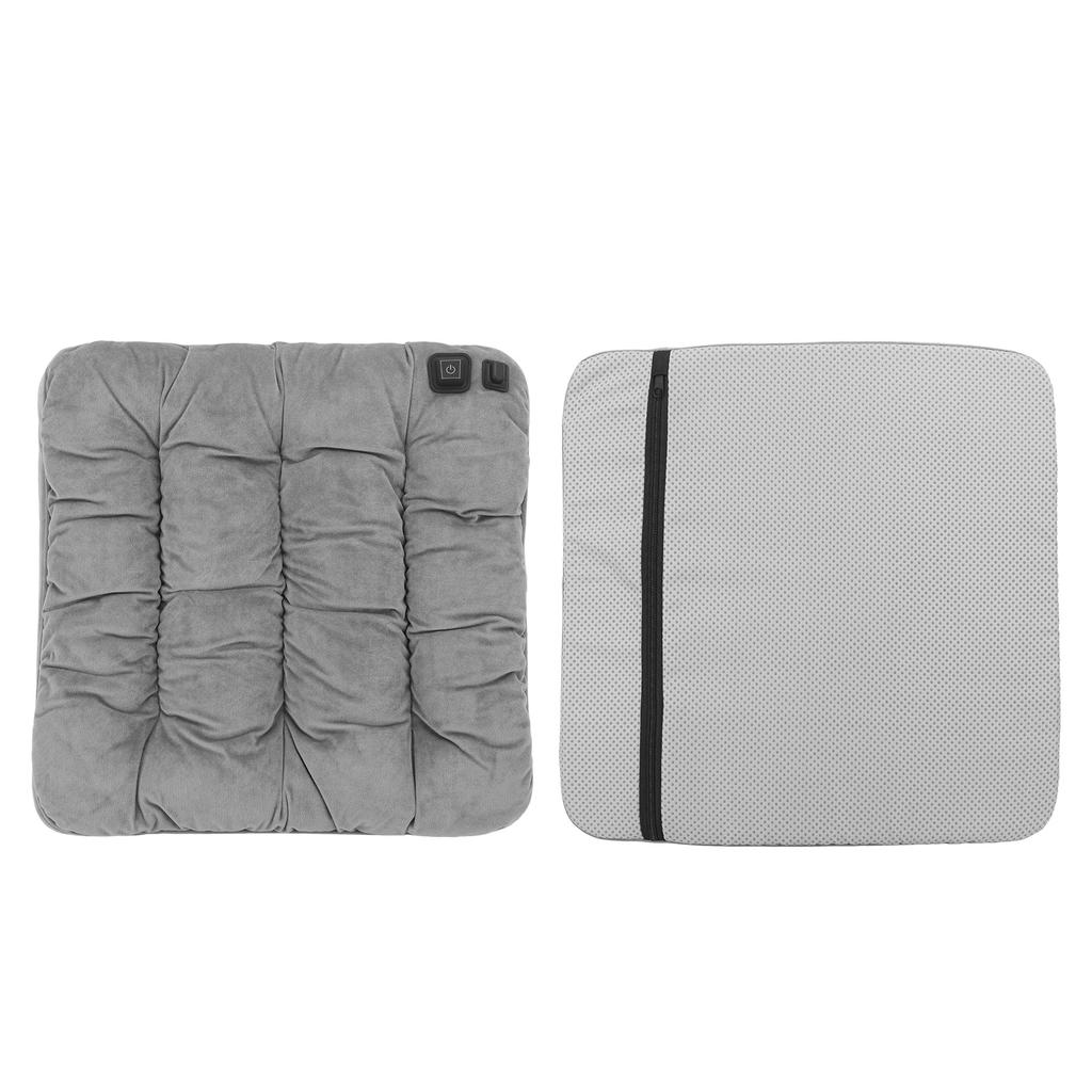 Heated Seat Cushion 3 Temp Modes Soft Washable Fast Heating USB Power Heating Seat Pads for Travel Family