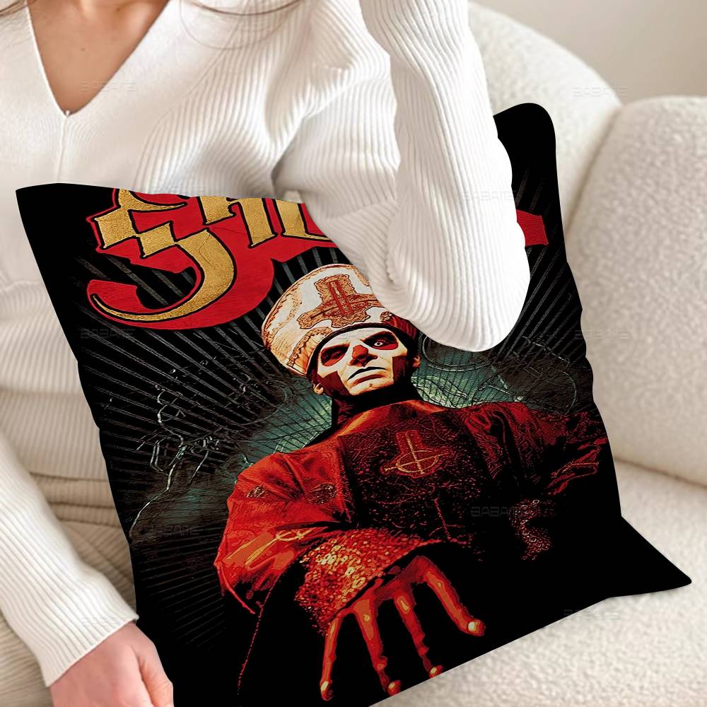 Classic Ghost Band Pillow Cover For Bedroom Room And Living Room Sofa Decorative Cushion Cover