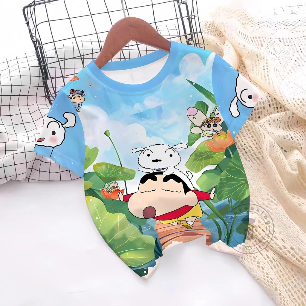 Summer T-Shirt 3D Print Boys Girls T-Shirts Casual Round Neck Short Sleeves Tops Kids Children's Clothing