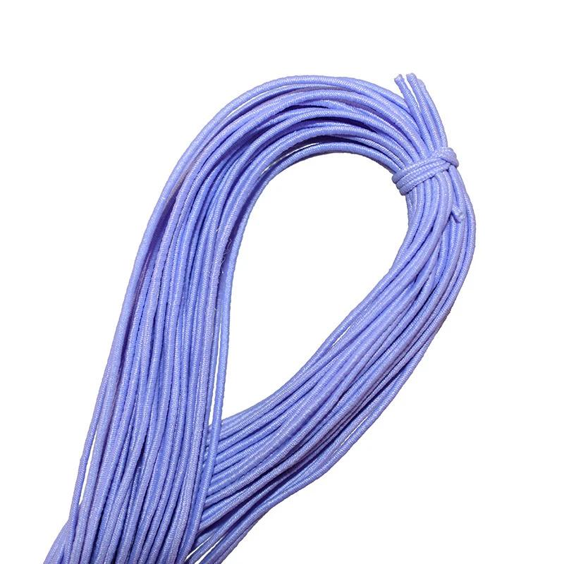 

Эластичный ремешок, веревка, шнур, 15 цветов, диаметр 1,0 мм, бисер, сделай сам, для изготовления ювелирных изделий, браслета, ожерелья светло-фиолетовый