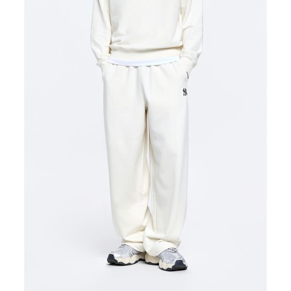 MLB New York Yankees FW/AW26 Jednobarevné Minimalistické Rovné Ležérní Kalhoty Unisex Kalhoty 3APTB0264-50CRS