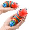 Toys Decompression Children's Adults Wriggling slug Caterpillar Fidget slug 3D Fun Vent toy  Jewelry Accessory
