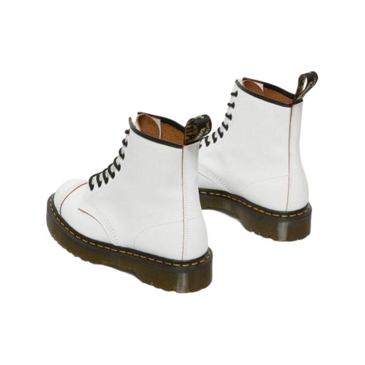Dr. Martens 1460 Bex Made In England Toe Cap Lace Up Boots 'White' 27386100