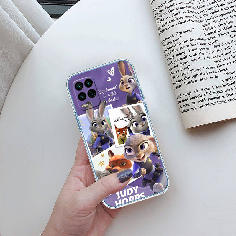 Coque de téléphone MH158 Zootopia pour Motorola G34 G32 G31 G14 G15 G84 G62 E32 G24 G72 G71 G73 G85 G200 G60 G52 G51 G50 G42 G41 G32 G30