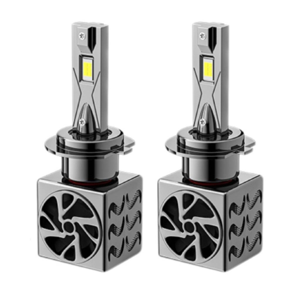 2Pcs H11/H9/H8 Light Bulbs 6000K Cool White High And Low Beam Headlights 48000ML Brilliant Brightness Halogen Bulb