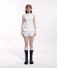Rough Neck Lace Tutu Pants Skirt White