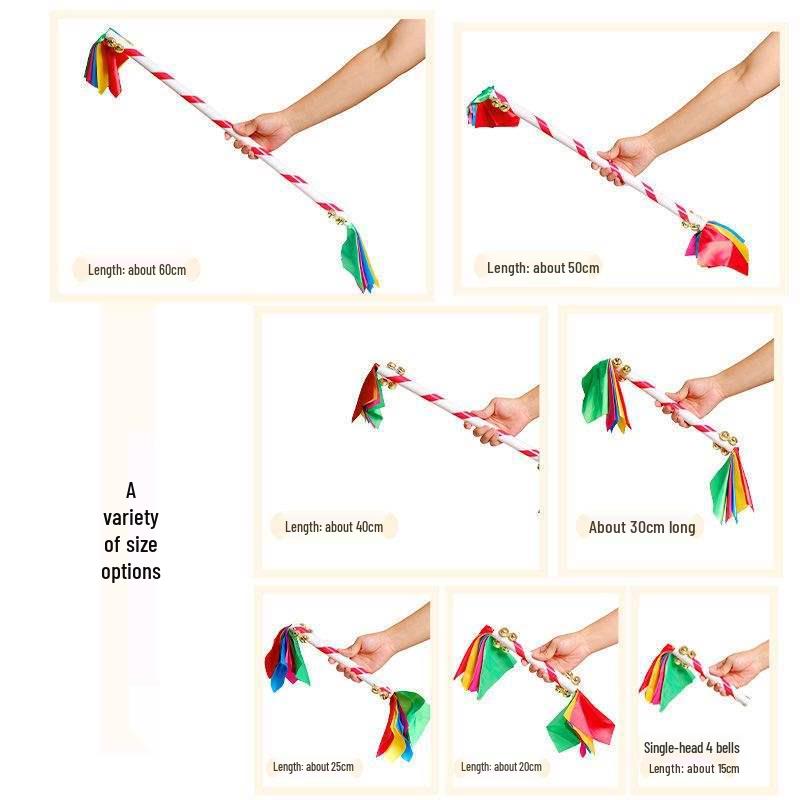 Bunte Blumenstock-Requisiten für Kinder-Tanz und Gymnastik