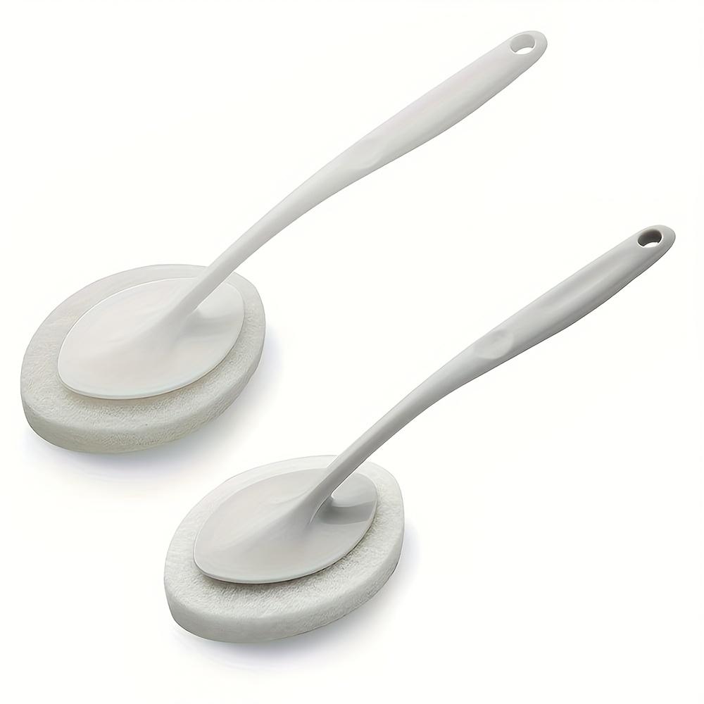 

Cleaning Brush with 2 Replacement Brush Heads for Washroom Sink Cleaning Brush and Floor Tile Brush