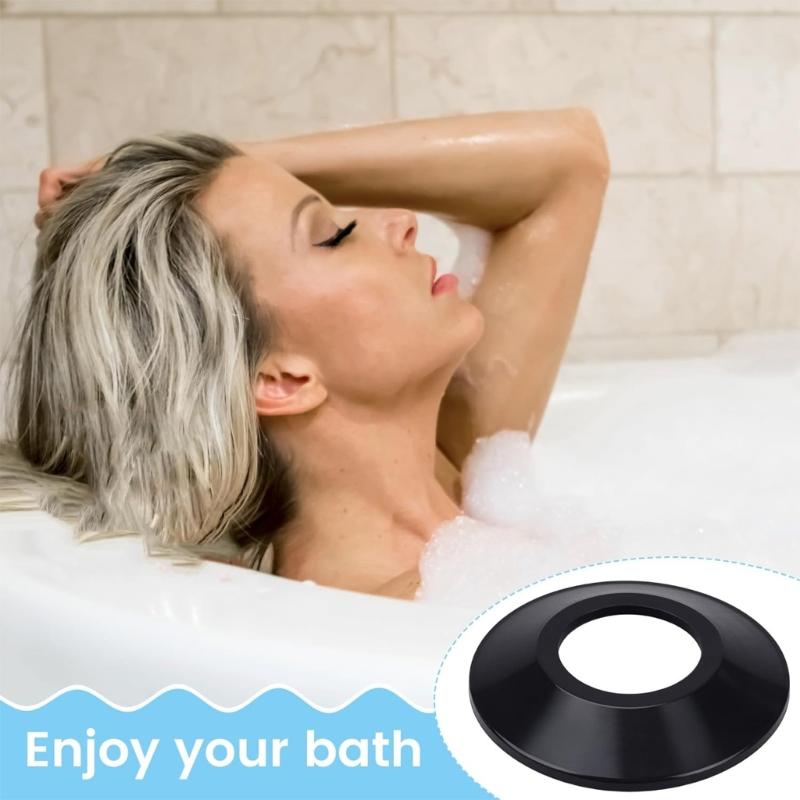 10 Piece Upgrades Bathtubs Stoppers Gaskets Strong Rubber Seal Bathtubs Drain Seal Washers set for Leak Proof Bathing