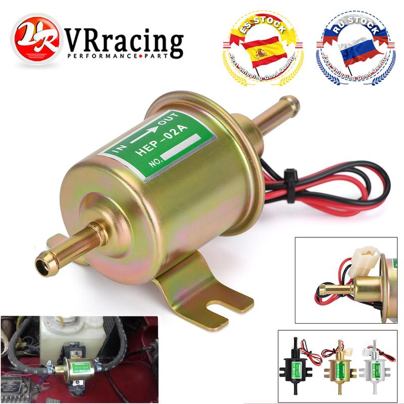 High Quality Low Pressure Universal Diesel Petrol Gasoline Electric Fuel Pump HEP-02A 12V 24V For Car Motorcycle