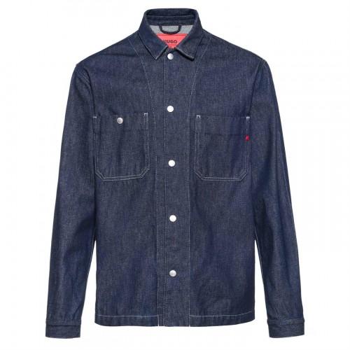 Hugo Boss Mens X Replay Denim Oversized Overshirt