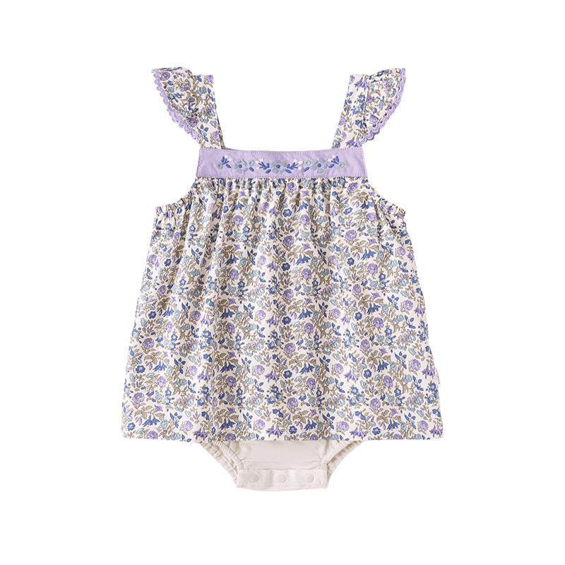 Babylove Baby Girls  Sleeveless Cotton Romper Dress 80