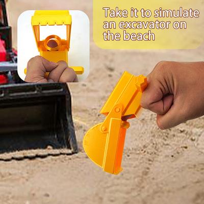 3D Printed Finger Excavator Model – Articulated Micro Mechanical Toy And Desk Tool