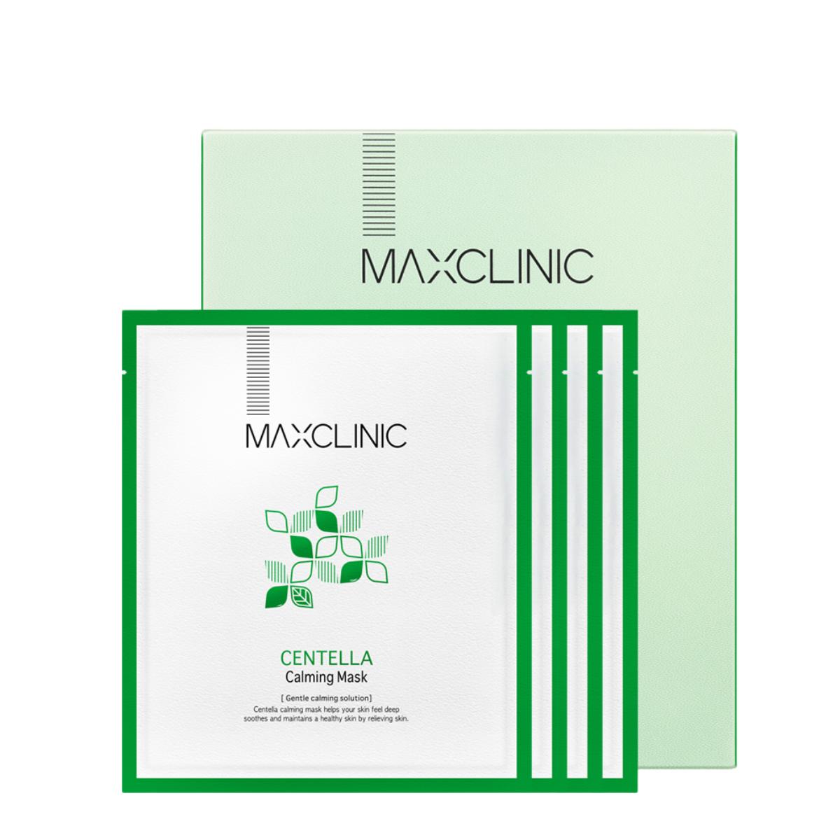 MAXCLINIC Centella Calming Mask Pack Hydrating Balance Sheet Mask Set 23g x 4ea