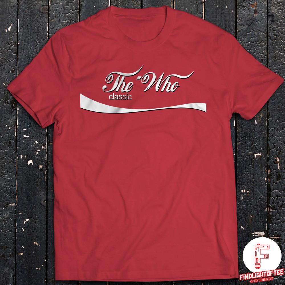 Rock Band The Who T-Shirt Roger Daltrey Pete Townshend John Entwistle Keith Moon Unisex T-Shirt M