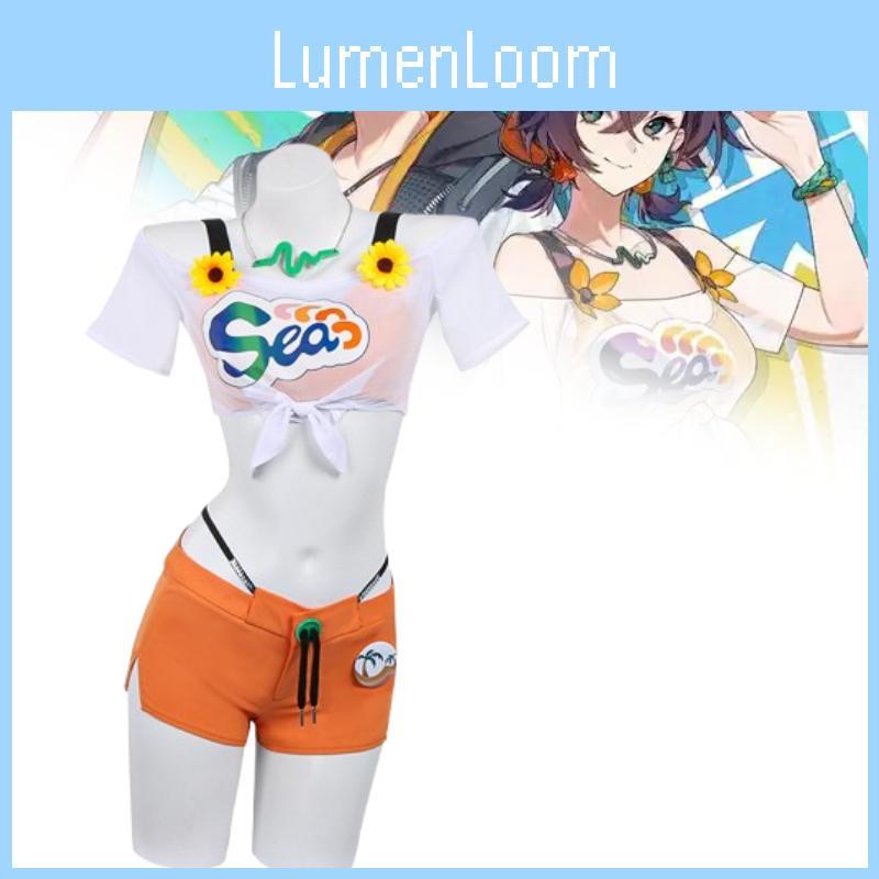 Zenless Zone Zero Belle Summer Cosplay Costume With Accessories For Anime Conventions