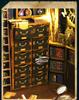 moin moin Dollhouse Miniature DIY Kit Set Book-shaped Papercraft Easy Assembly [English Instructions] Detective Agency Bookends Interior Beautiful Cla