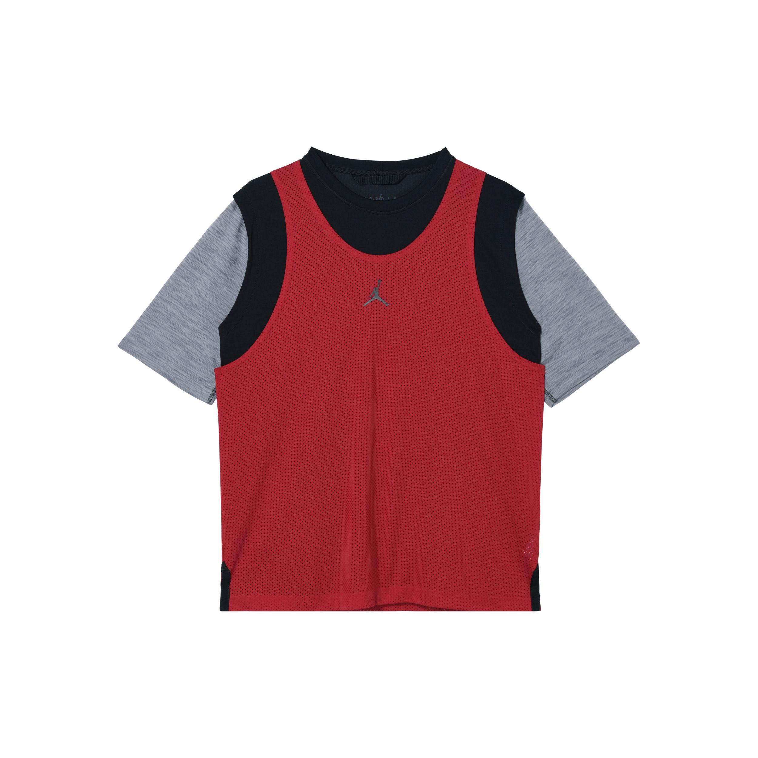 

Jordan Solid Color Logo Повседневная спортивная майка Мужские топы Красный DM1832-010 S