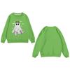 Children's Fashion Loose-fitting Casual Halloween Long-sleeved Printed Round Neck Sweatshirt