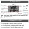 Solar Panel Regulator with LCD Display Double USB Port Solar Charging Controller for 12V 24V Systems Improved Control