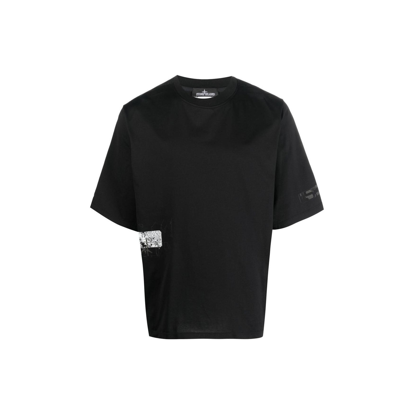 

STONE ISLAND Shadow Project Shadow Футболка с коротким рукавом и круглым вырезом Черный Мужской Топы 77192011B-V0029 S