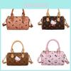 Fashionable Hello Kitty Pillow Shaped Tote With Pu Fabric And Mixed Aesthetic For Leisure And Travel