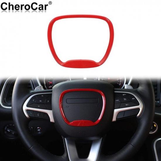 

Steering Wheel Moulding Frame Cover Trim Kit for Dodge Challenger Charger 15+ M1
