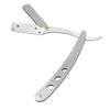 1 stücke Rasieren Barber Tools Edelstahl Manuelle Klapp Haar Rasieren Trimmen Messer Halter Haarschnitt Bart Augenbraue Rasiermesser