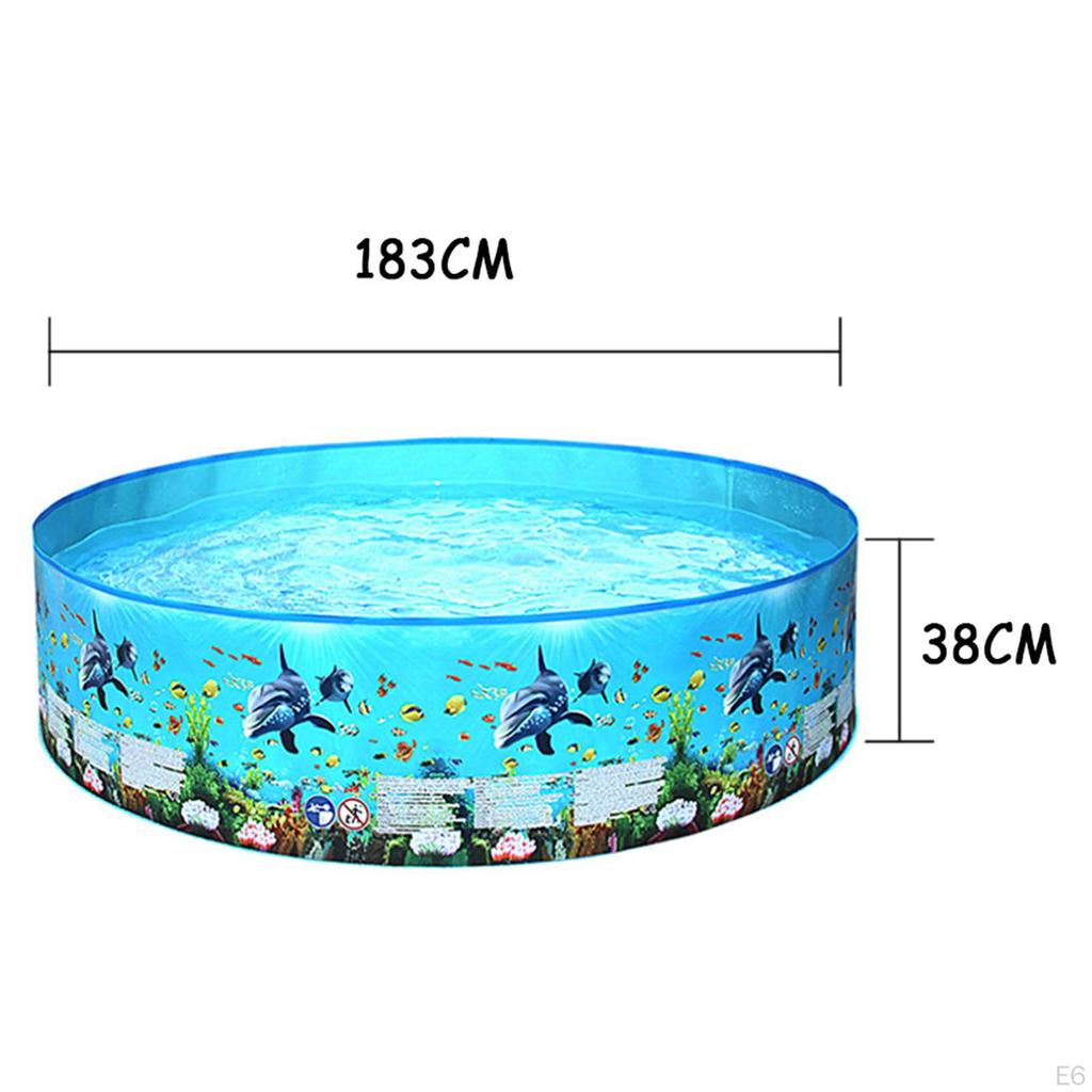 Swimming Pool Toddler and Baby Kiddie Collapsible The requires inflation