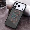 Mountainbike Radfahren Kunst weiche Handyhülle für iPhone 17 16 15 Pro Max Air 14 13 12 11 Plus Stoßfeste Capa Abdeckung