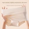 Plus Size Women's Summer Cotton 5A Anti Bacterial High Waist Hip Hip Tuck Briefs