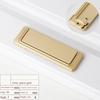 Flat Hidden Aluminum Alloy Cabinet Drawer Handle Minimalist Wardrobe Cupboard Pull Durable Modern Home Decor