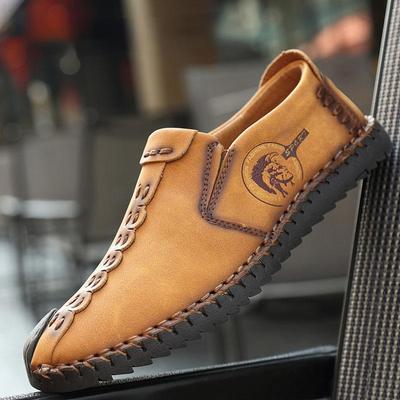 Large Size Leather Shoes 38-47 Men's Moccasin Casual Shoes Handmade Leather Shoes Men's Loafers