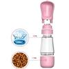 Portable Dog Water Bottle With Food Container Travel 2 in 1 Pet Water Dispenser For Small Large Dogs Cat Labrador Drinking Bowls