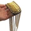 Charming Ornamental Accessories Tassel Chain Decorate Shiny Shoulder Tassels Handmade Epaulet Jewelry