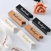 50pcs Thank You Tags Garment Shoes Bags Hang Tag Black White Paper Cards Clothing Accessories Price Label(Without Rope)