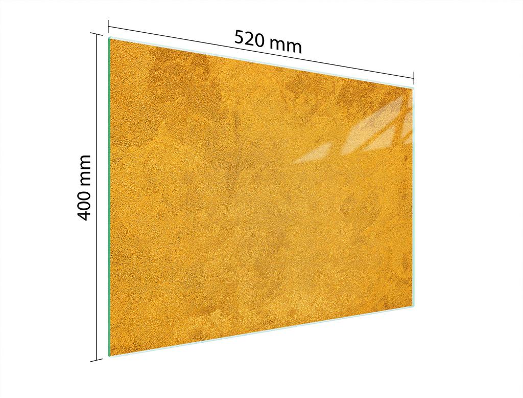 SZKLANA DESKA DO KROJENIA 52x40 ZŁOTA