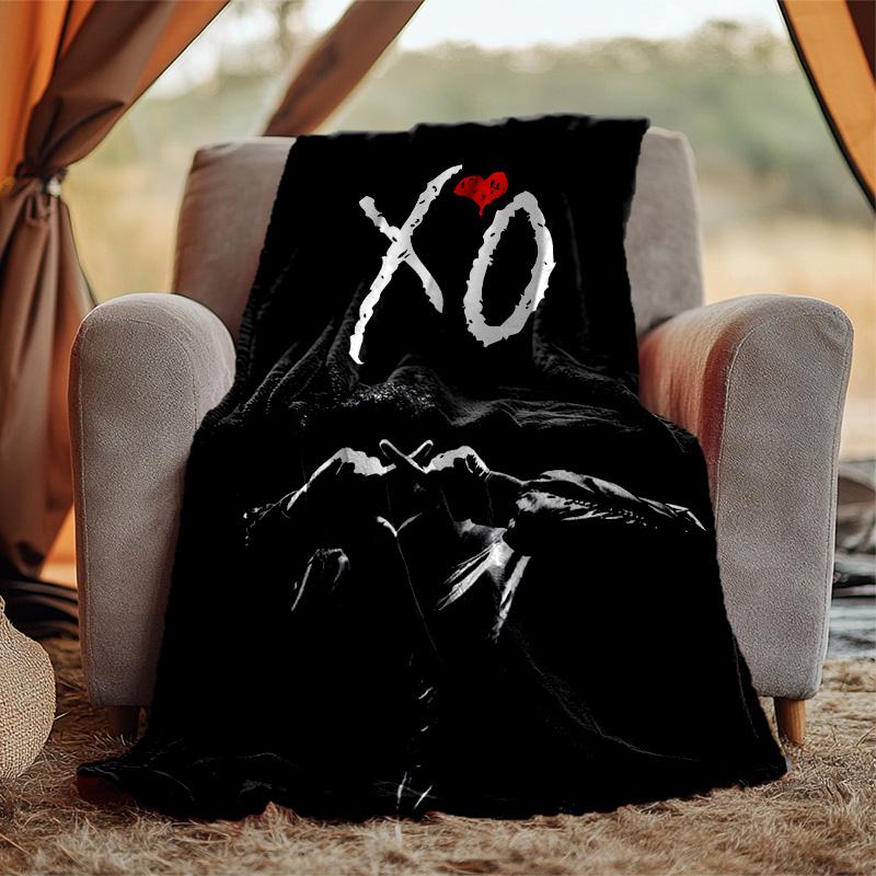 Weeknd Flannel Blanket Soft Warm All-Season Throw, Design for Camping, Car Travel, Hiking Sofa, Bed, Office Perfect Gift for Parties