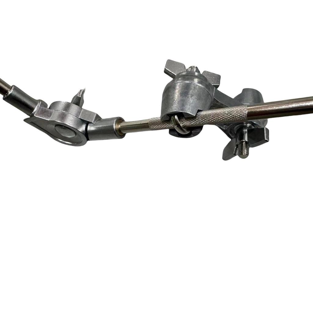 Small Extension Clamp for Drum Rack: Metal Knob with Cymbal Mounting Rod