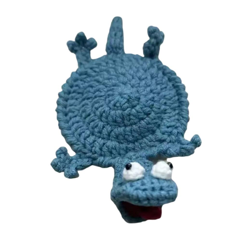 Cartoon Knitted Animal Coaster Creative Drink Insulation Pad Gift Water Cup Mat Cafe Use