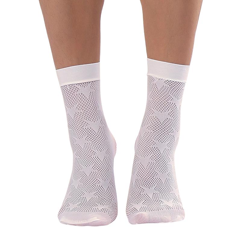 Women Retro Gothic Summer Lace Top Floral Fishnet Ankle Socks Lady Black Nylon Short Lace Stockings 23 Models Shoe Size 5-10