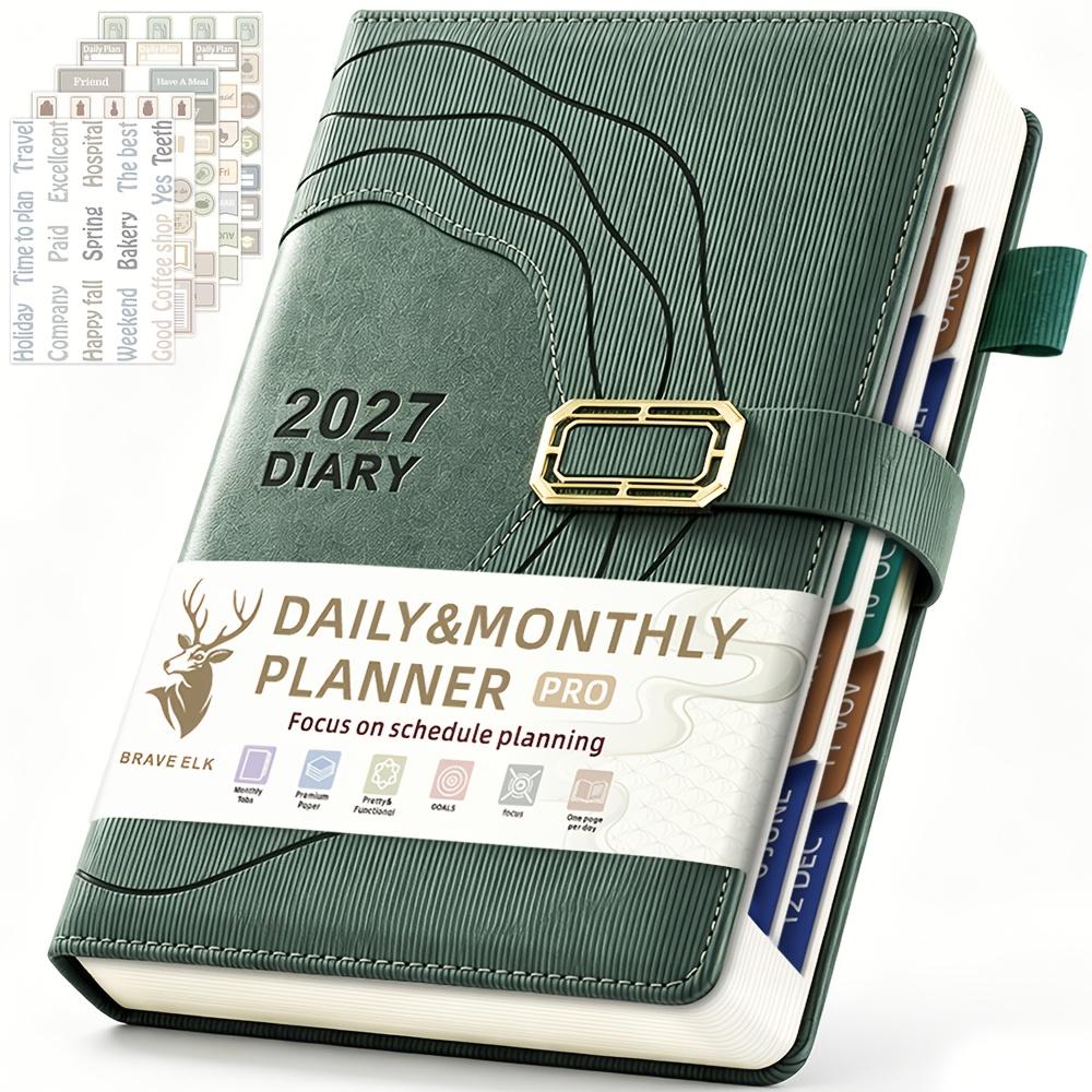 2027 A5 Hardcover Daily Planner 400